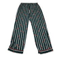 M&S 10-11 dark green stripe festive pyjama set cotton