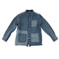 M&S 10-11 years blue panelled denim shacket
