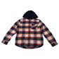 M&S 11-12 years blue orange tartan flannel shirt cotton