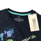 M&S 11-12 years navy cotton t-shirt scateboard print