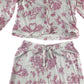 M&S 5-6 years floral pyjama set cotton modal