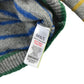 M&S 5-6 years grey and multi-colour stripy jumper acrylic polyester elastane