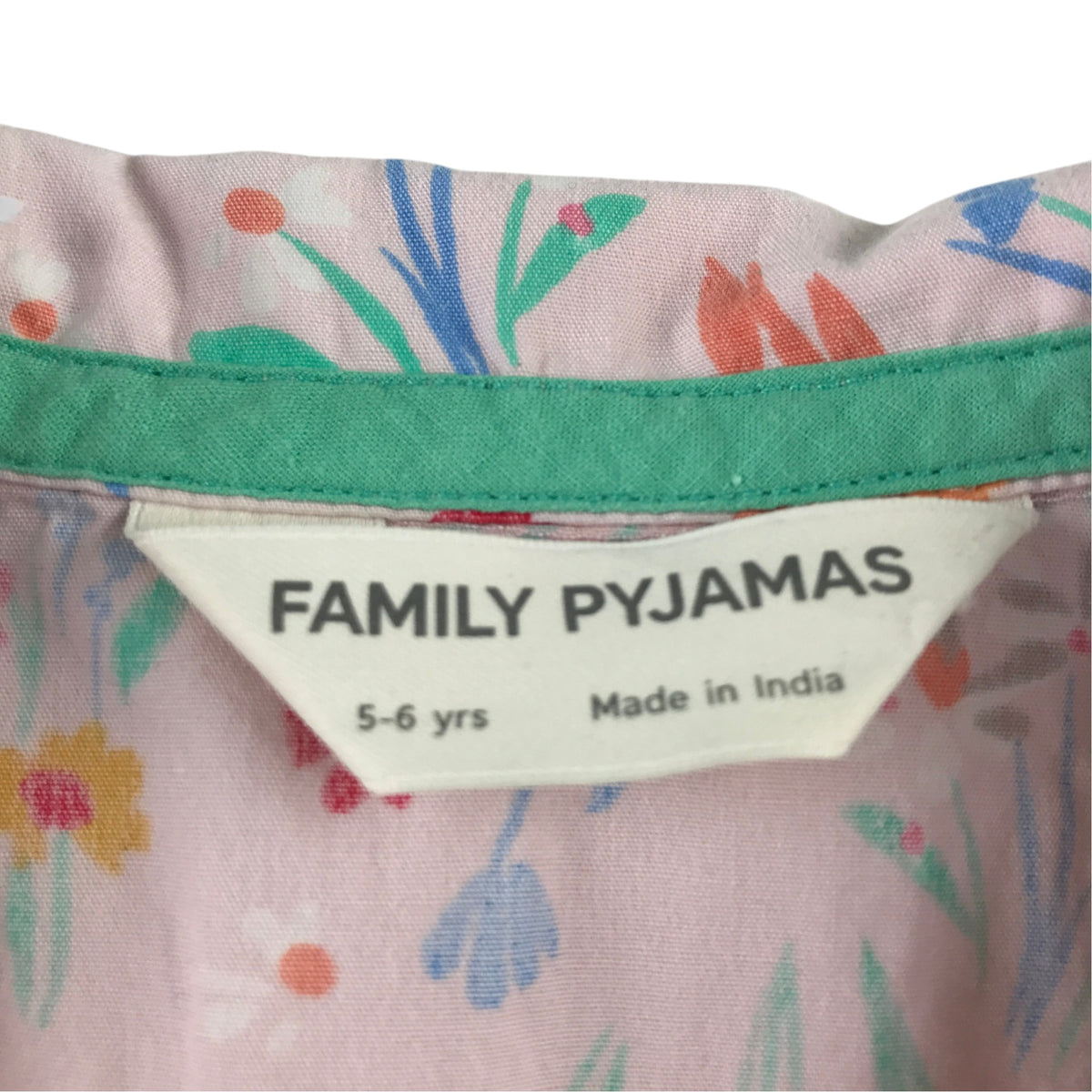 M&S 5-6 years pink pyjama set cotton