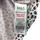 M&S 6-7 years animal print dress cotton elastane
