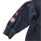 M&S 6-7 years navy blue jumper cotton polyester elastane