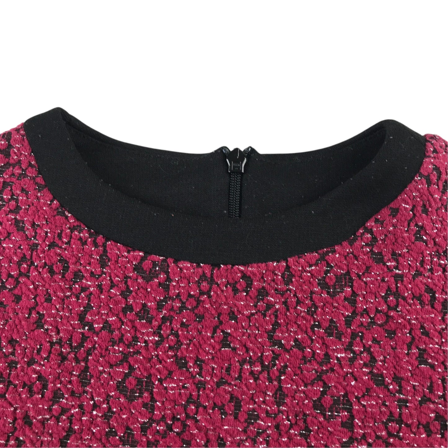 M&S 6-7 years pink party dress cotton polyester polyamide elastane metallised fibres
