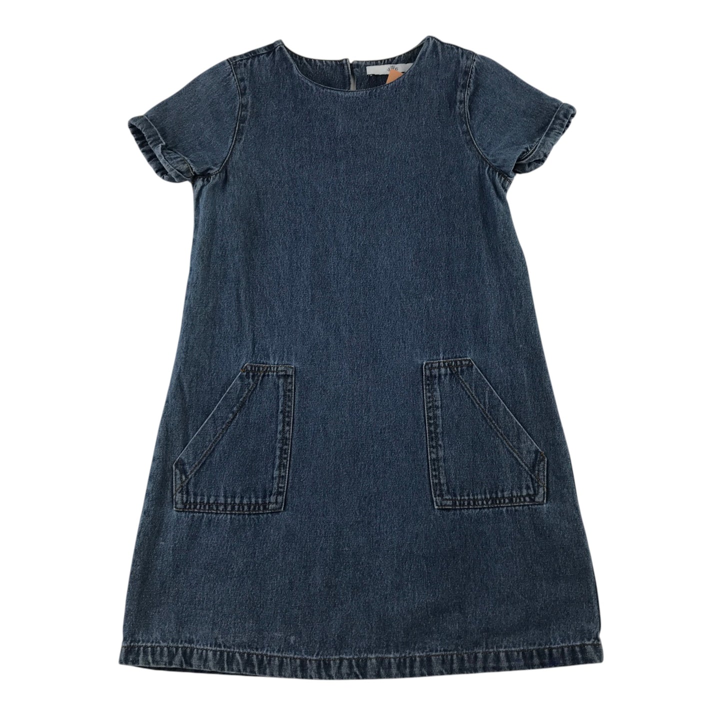 M&S 7-8 years blue dress cotton