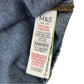 M&S 7-8 years blue dress cotton