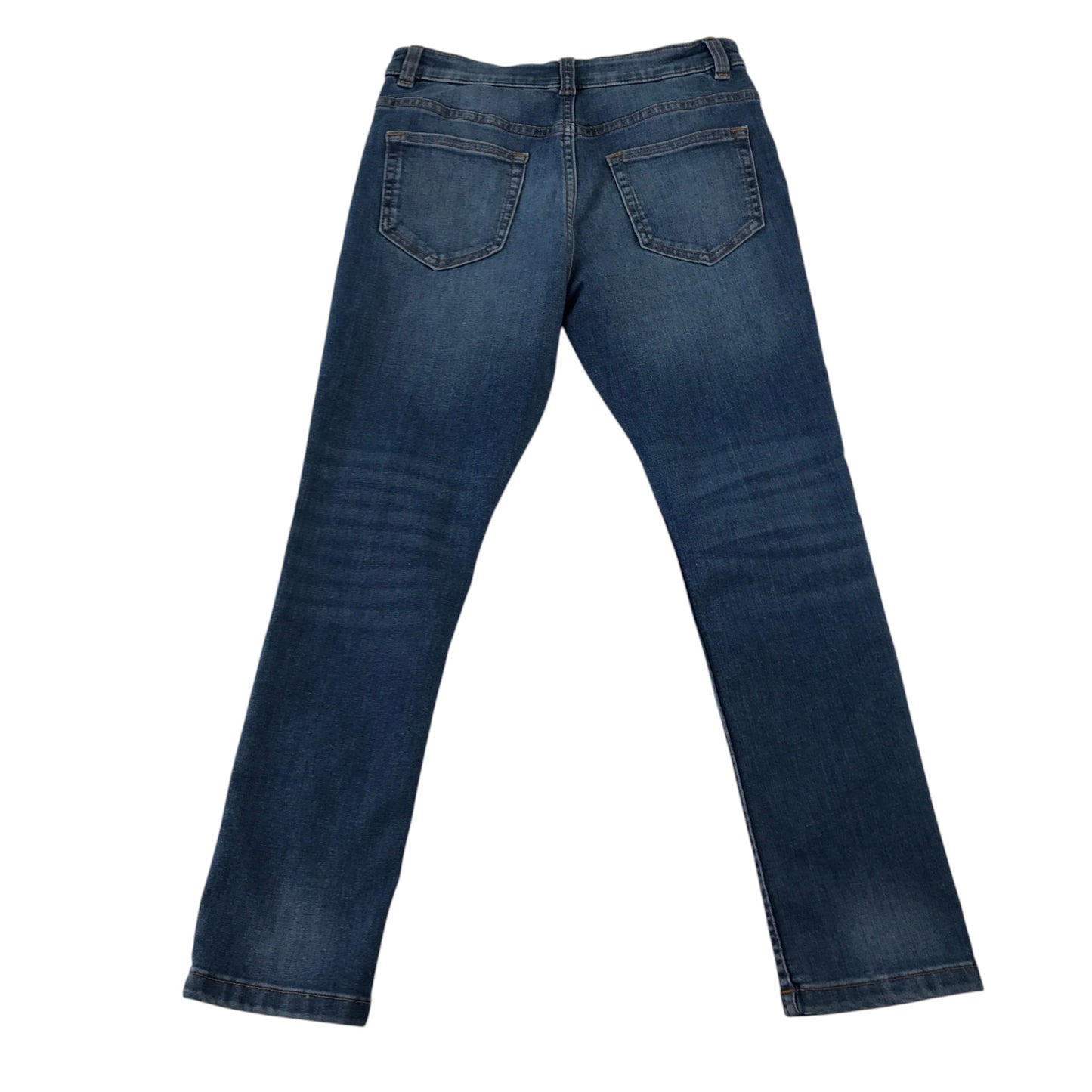 M&S 9-10 years dark blue jeans cotton polyester elastane