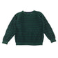 M&S 9-10 years green and navy stripy jumper cotton