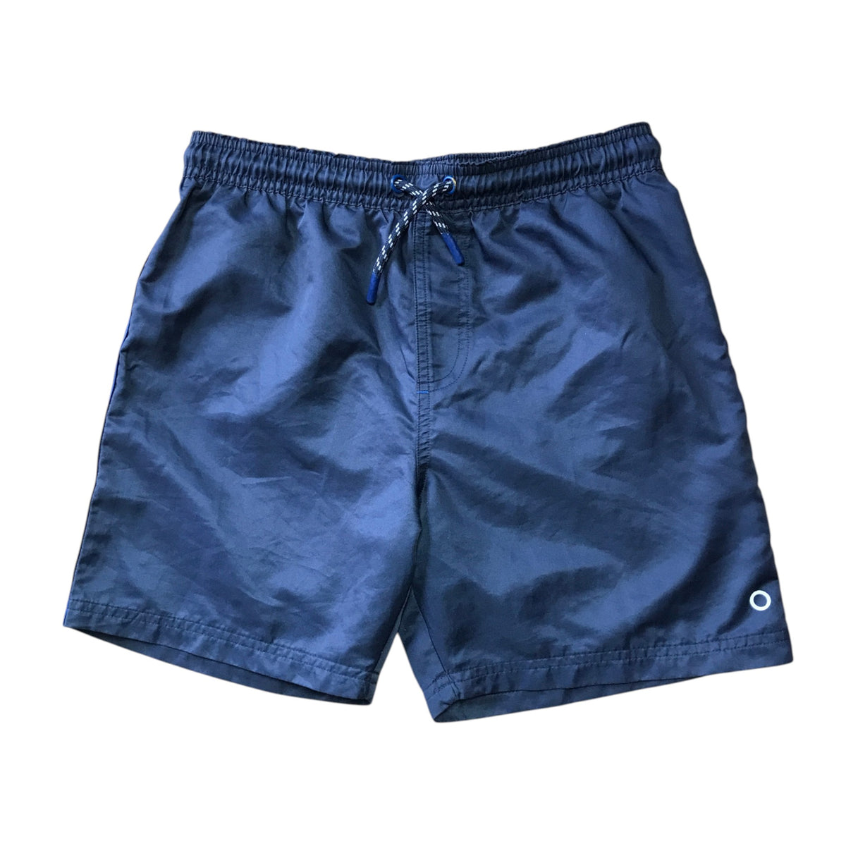 M&S 10-11 years navy blue swim trunks polyester