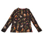 M&S 11-12 years black Christmas animals pyjama set cotton
