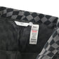 M&S 11-12 years black and grey check pattern leggings cotton elastane