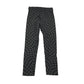 M&S 11-12 years black and grey check pattern leggings cotton elastane