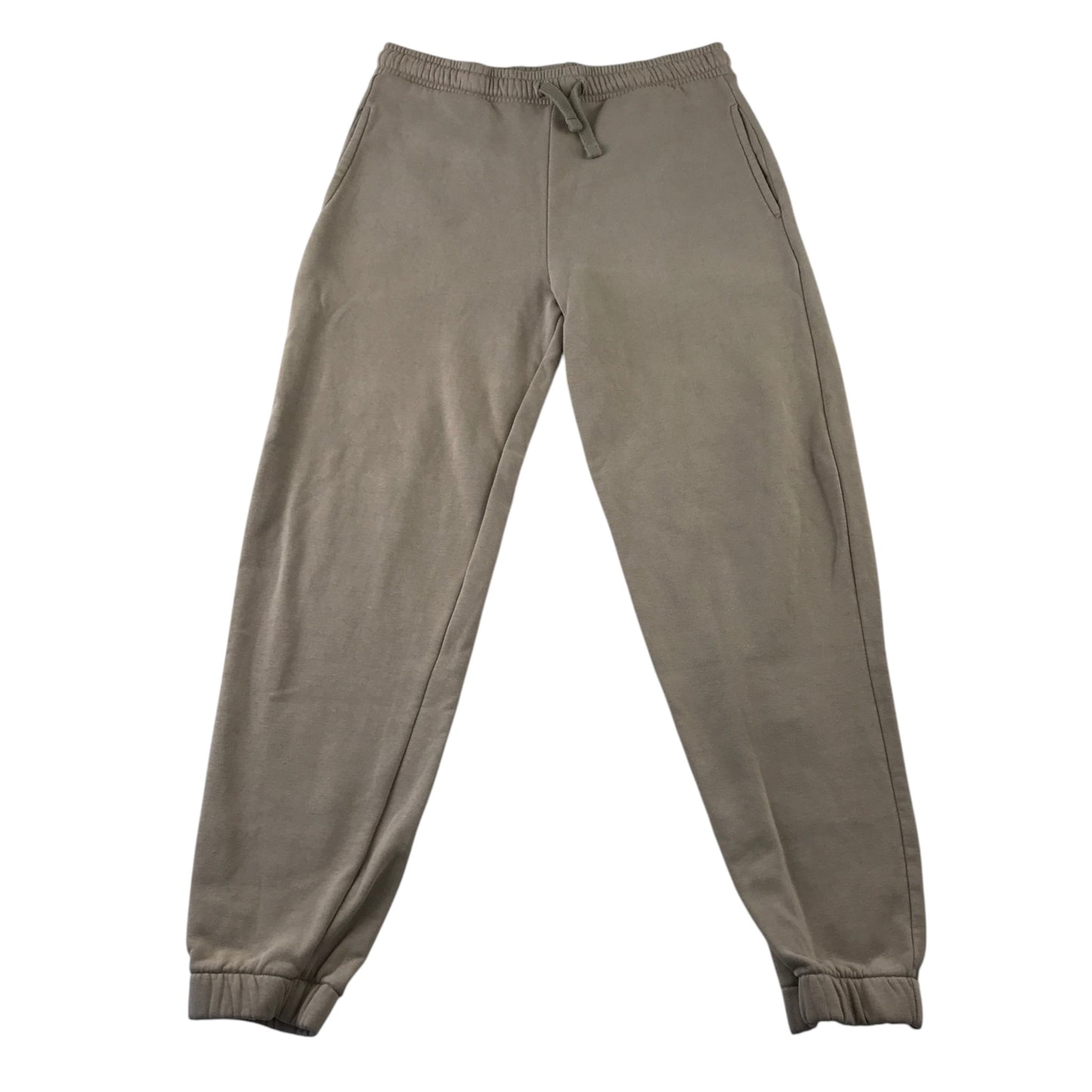 M&S 12-13 years beige joggers cotton polyester