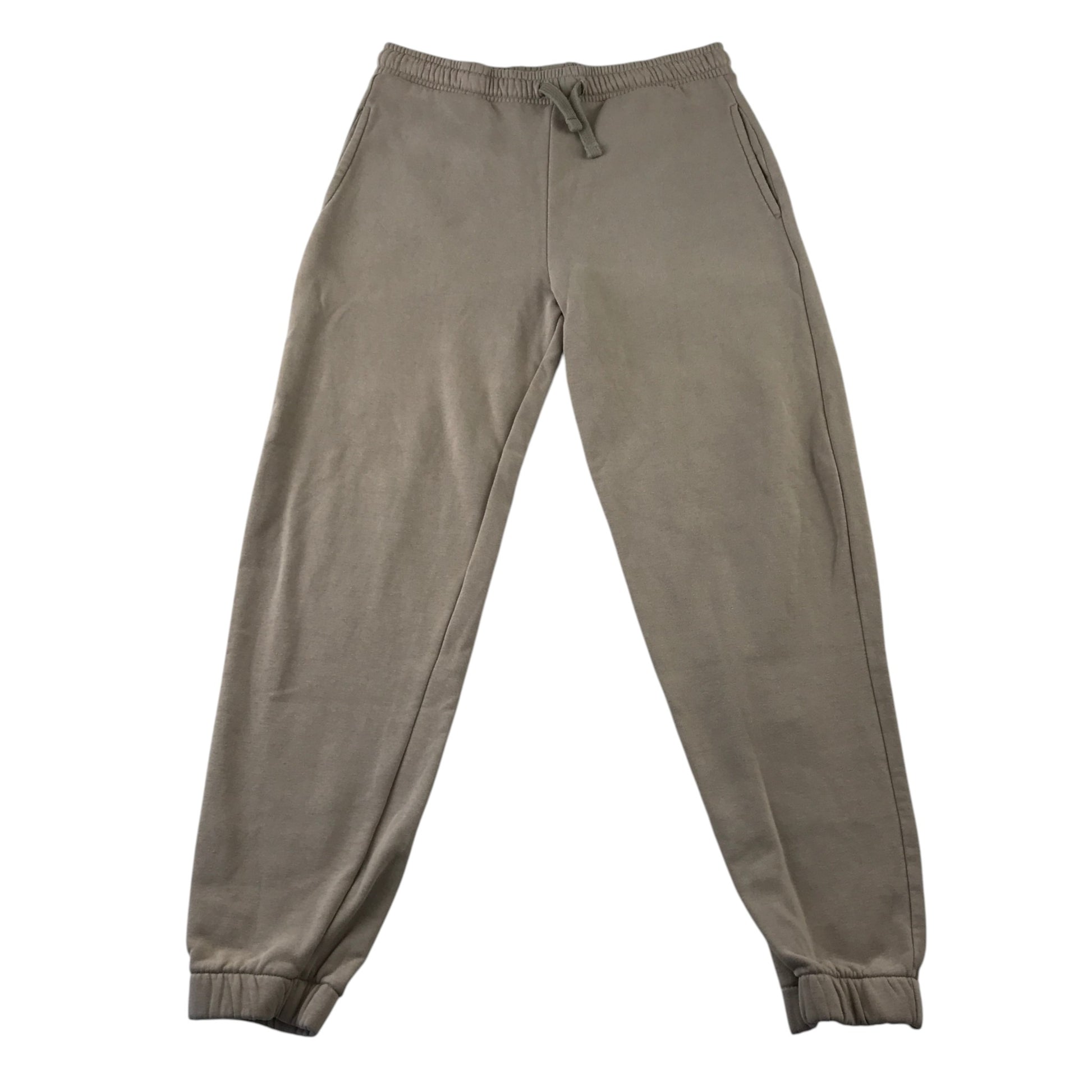 M&S 12-13 years beige joggers cotton polyester