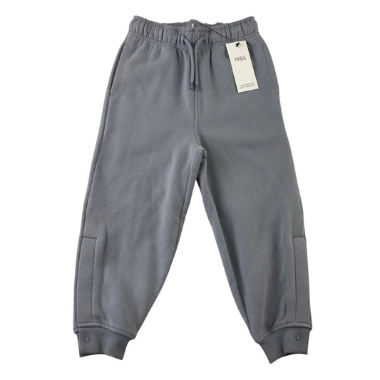 M&S 4-5 years grey joggers cotton polyester