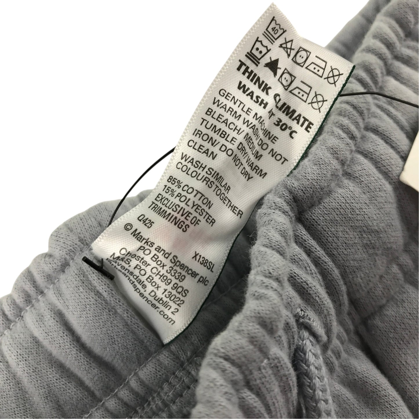 M&S 4-5 years grey joggers cotton polyester
