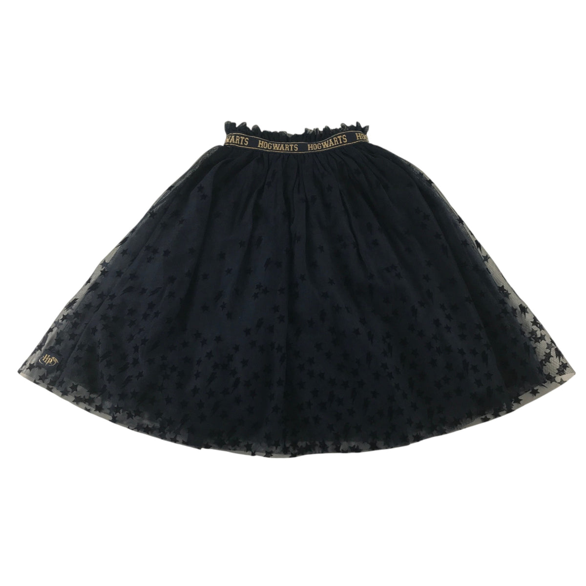 M&S 6-7 years navy blue midi skirt Harry Potter Hogwarts polyester cotton