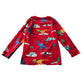 M&S 6-7 years red Christmas pyjama set cotton