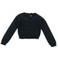 M&S 7-8 years black cardigan gem details cotton polyamide