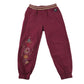 M&S 7-8 years burgundy joggers Harry Potter cotton polyester