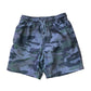 M&S 7-8 years grey and green tone swim trunks camouflage pattern polyester