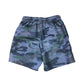 M&S 7-8 years grey and green tone swim trunks camouflage pattern polyester