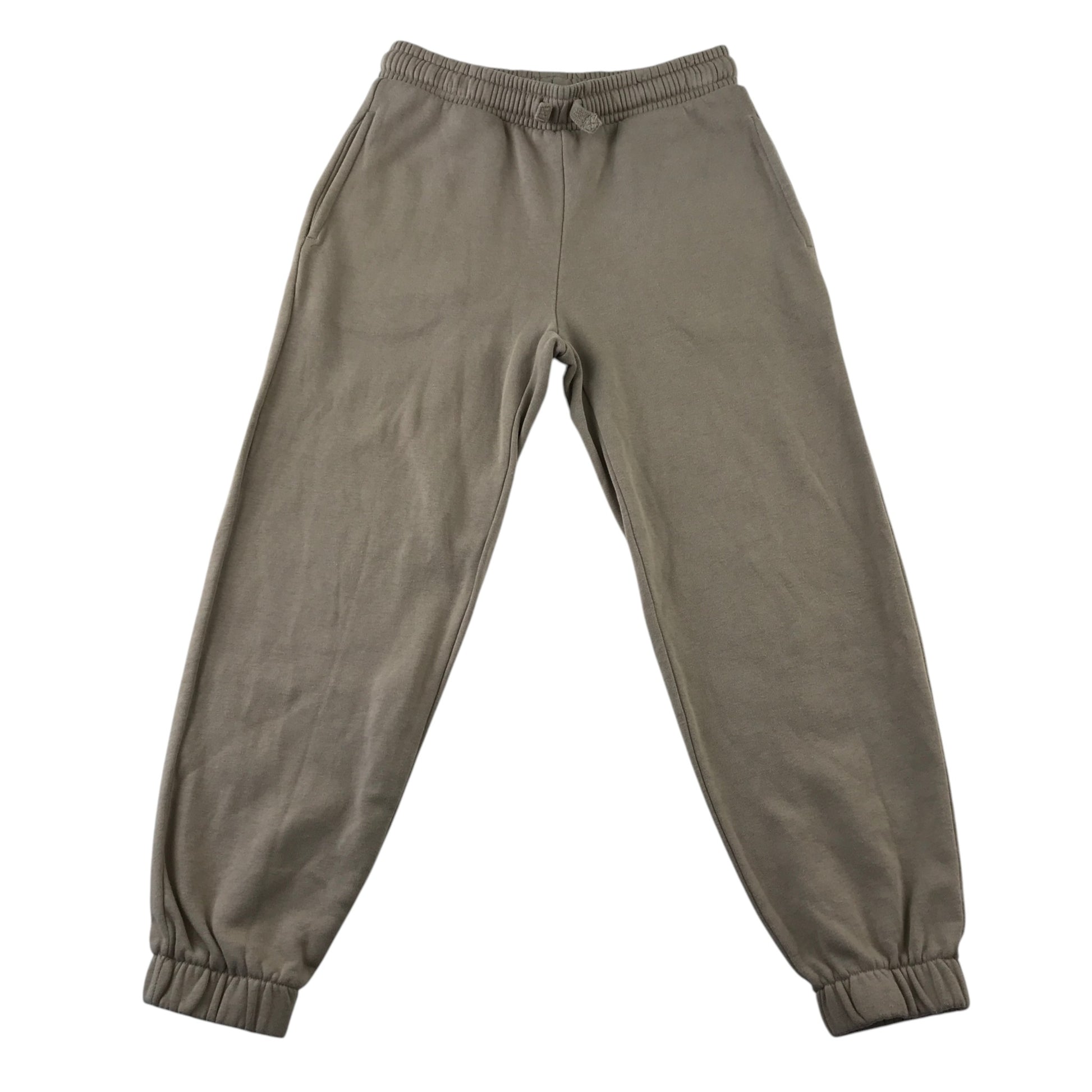M&S 8-9 years beige joggers cotton polyester