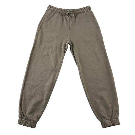 M&S 8-9 years beige joggers cotton polyester