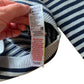 M&S 8-9 years jumper grey navy red stripy cotton