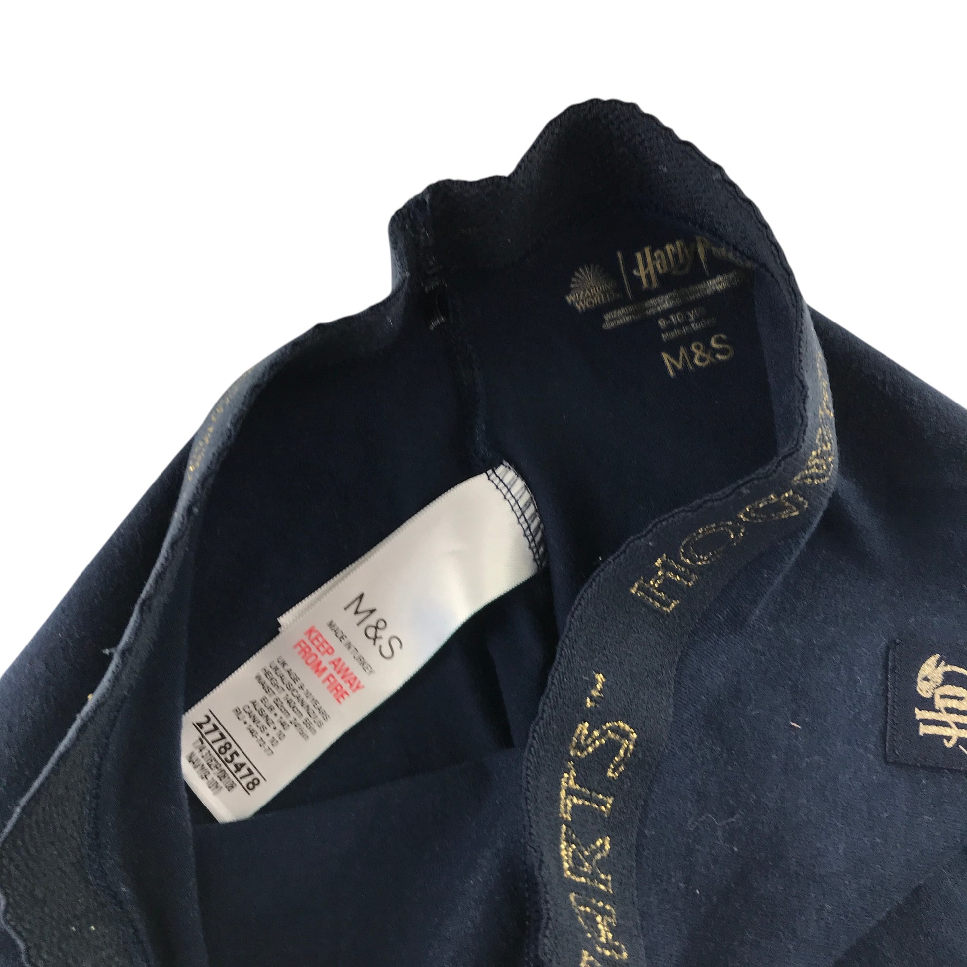 M&S 9-10 years navy blue Harry Potter cotton elastane