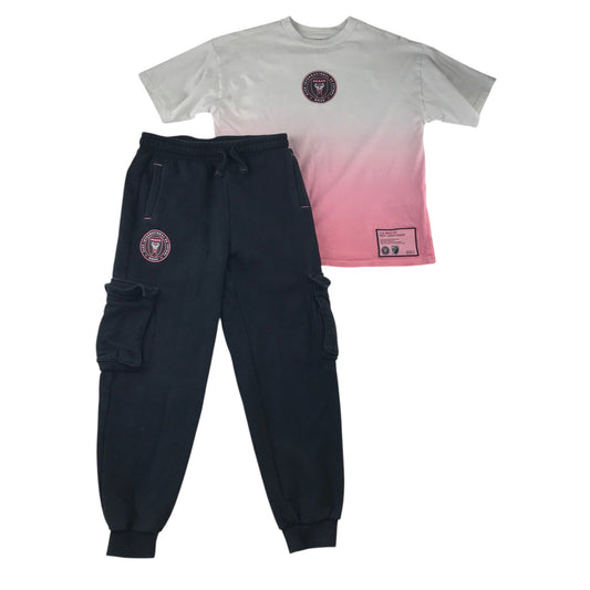 M&S 9-10 years t-shirt and joggers set cotton polyester