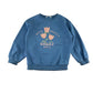 M&S and F&F 6-8 years blue sweater and jeans budle flowers