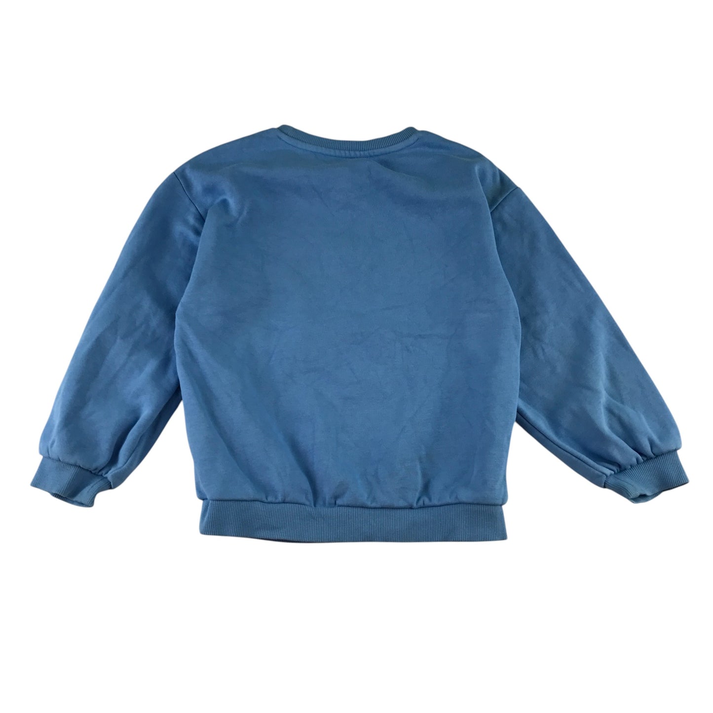 M&S and F&F 6-8 years blue sweater and jeans budle flowers