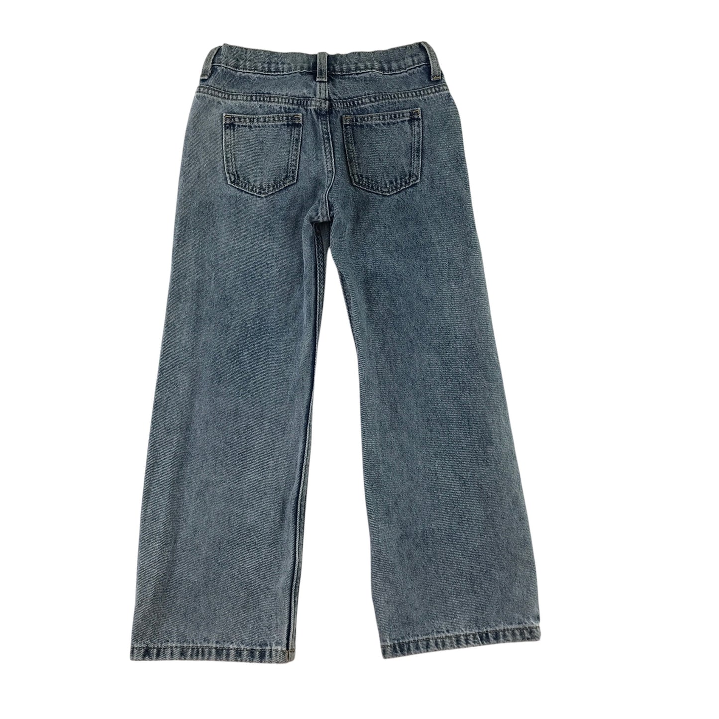 M&S and F&F 6-8 years blue sweater and jeans budle flowers