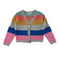 M&S and Primark 5-6 years multi-colour cardigan and jeans bundle stripy