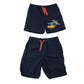 M&S and Lupilu 5-6 years shorts bundle navy blue dinosaur print cotton and polyester