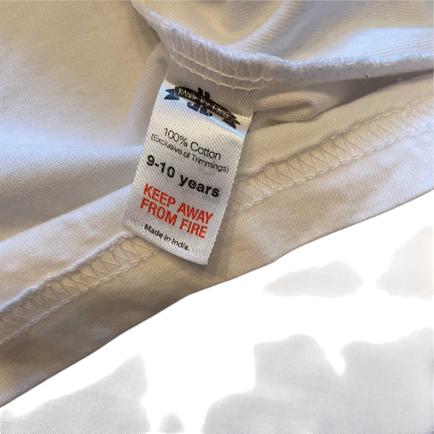 Made by Elves 9-10 years white t-shirt Christmas Big Elf cotton