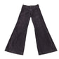 Madlen W26 dark purple corduroy flared trousers cotton