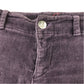 Madlen W26 dark purple corduroy flared trousers cotton