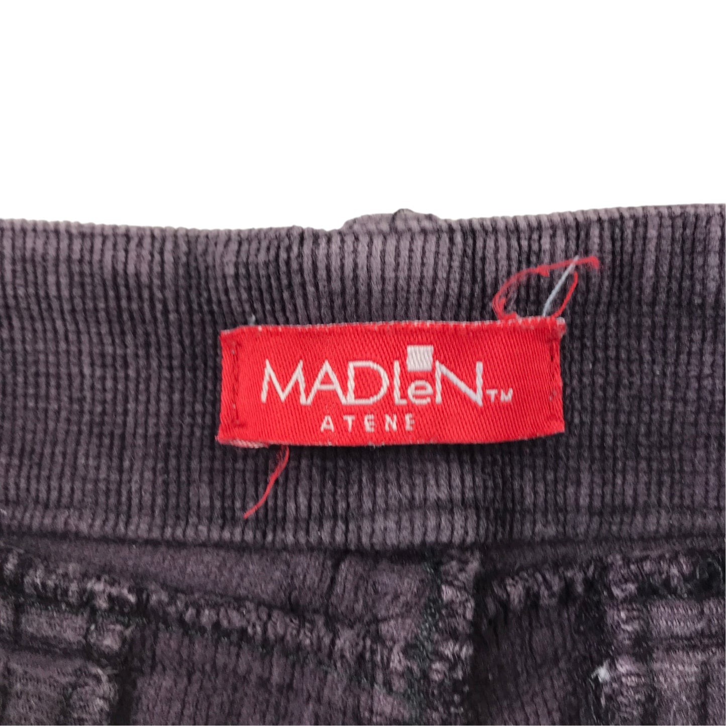 Madlen W26 dark purple corduroy flared trousers cotton