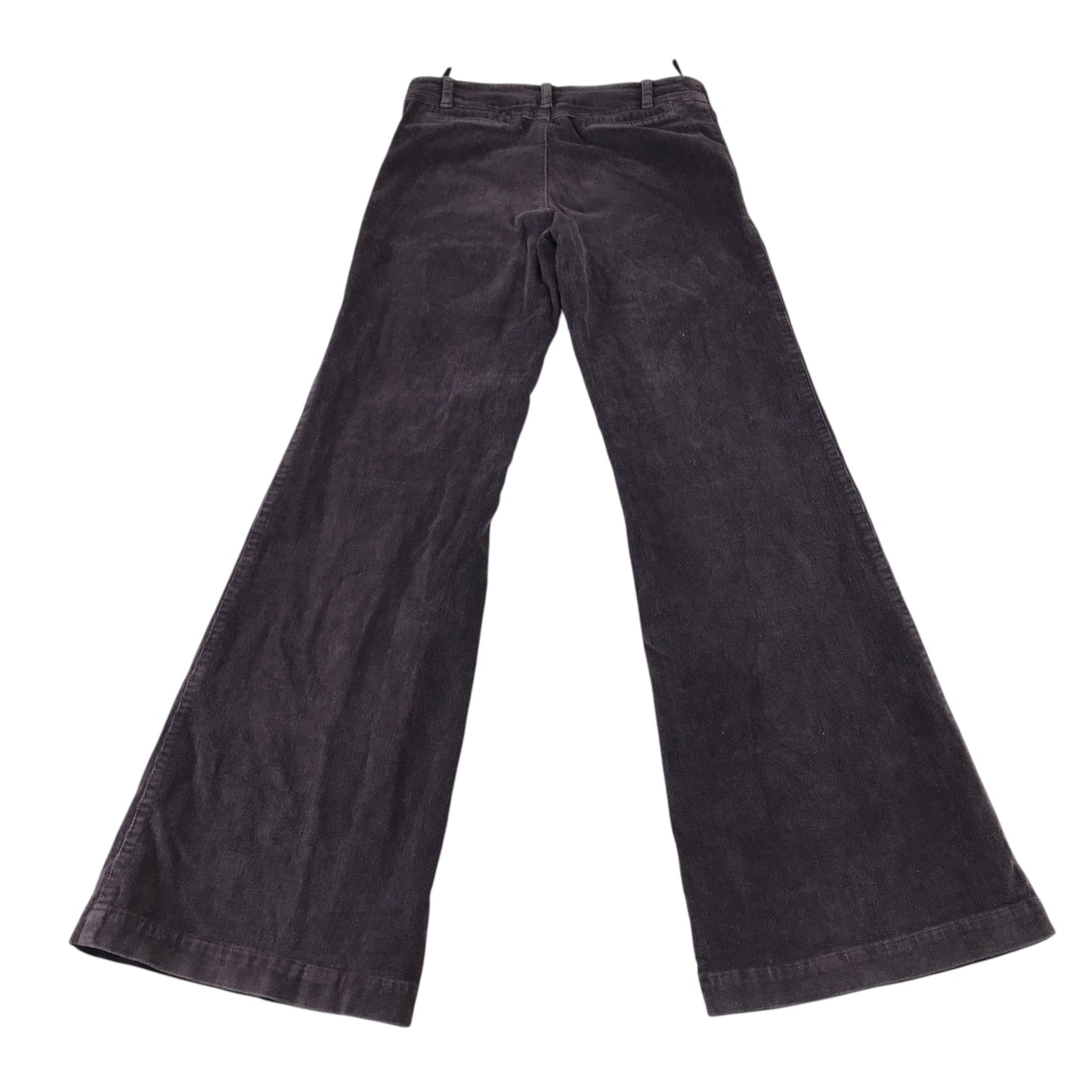 Madlen W26 dark purple corduroy flared trousers cotton