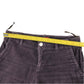 Madlen W26 dark purple corduroy flared trousers cotton