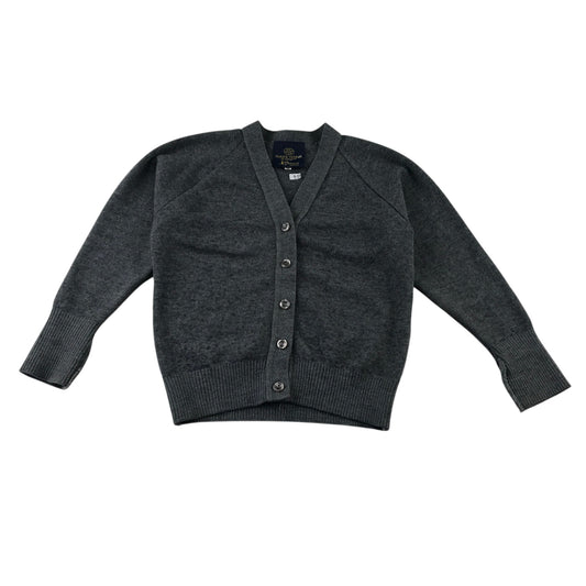 Man's World of Glasgow 9-10 years grey knit cardigan
