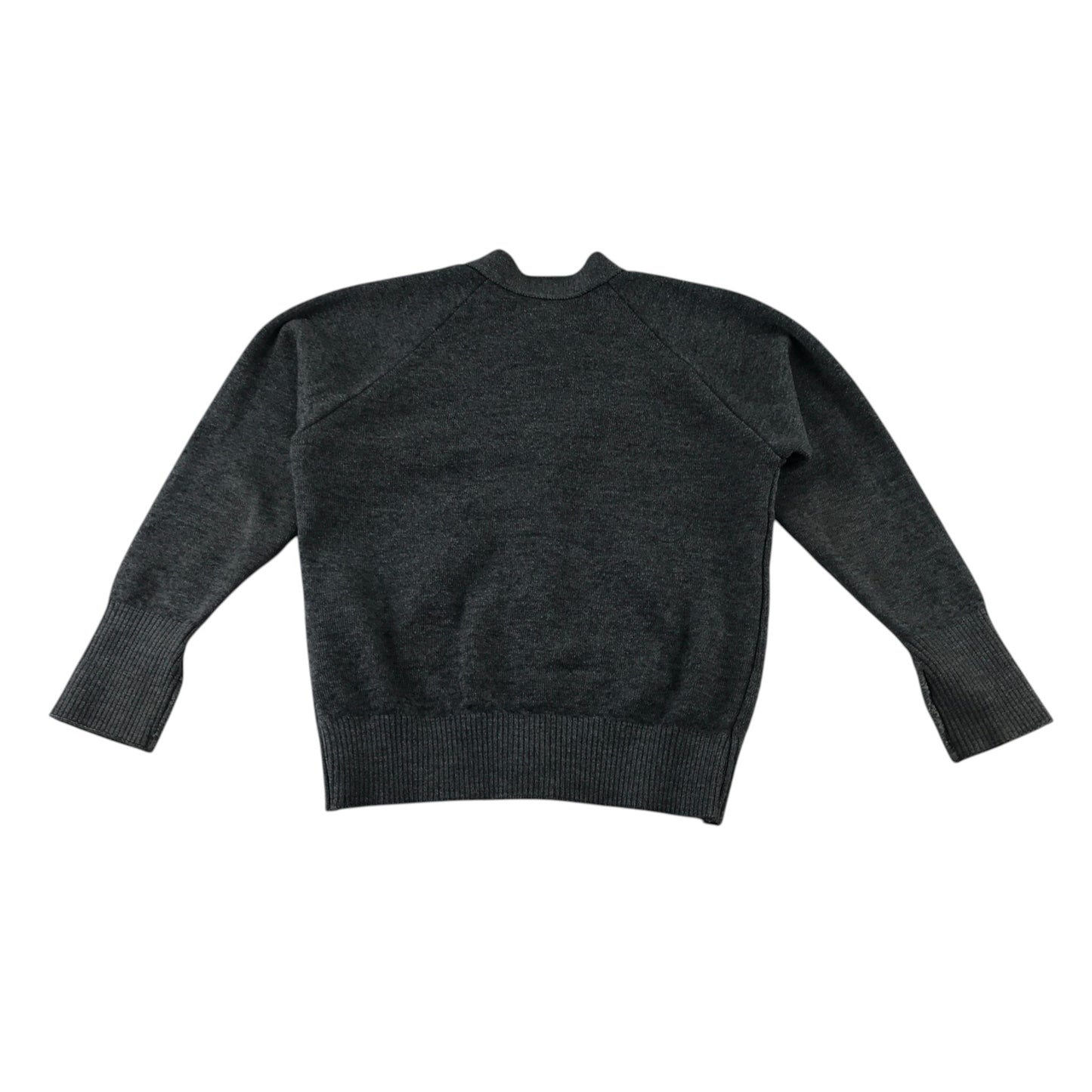 Man's World of Glasgow 9-10 years grey knit cardigan