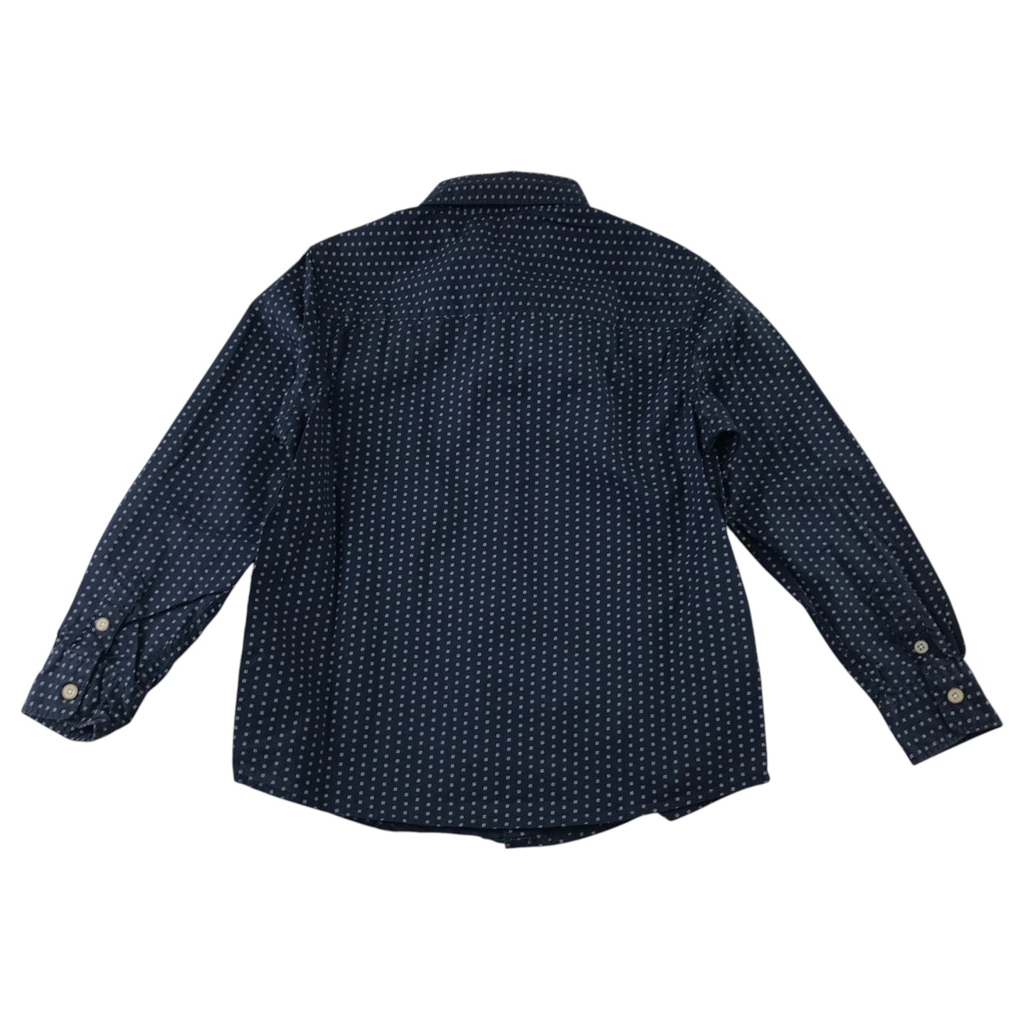 Mango 5-6 years navy blue shirt cotton