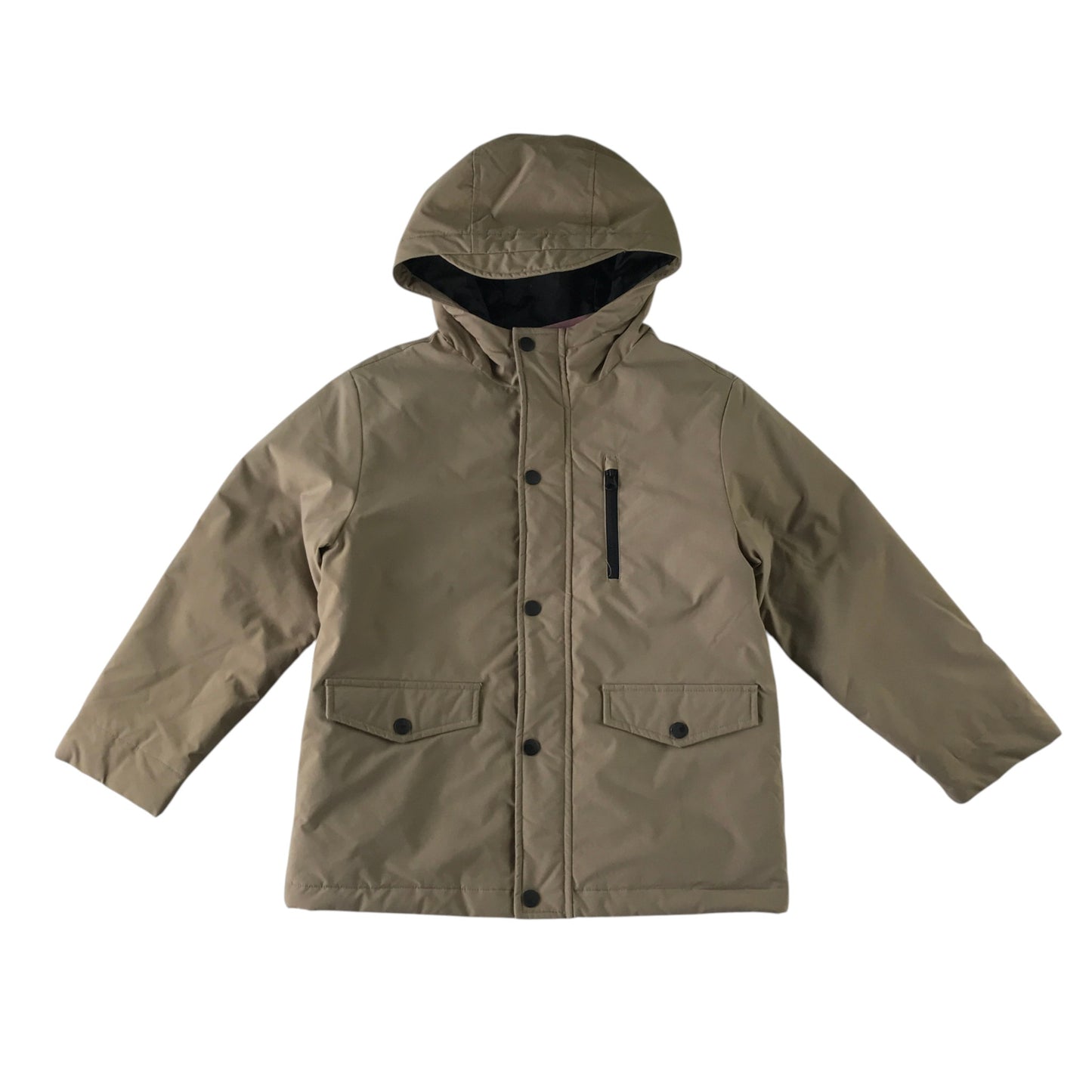 Mango 9 years beige hooded jacket polyester