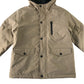 Mango 9 years beige hooded jacket polyester