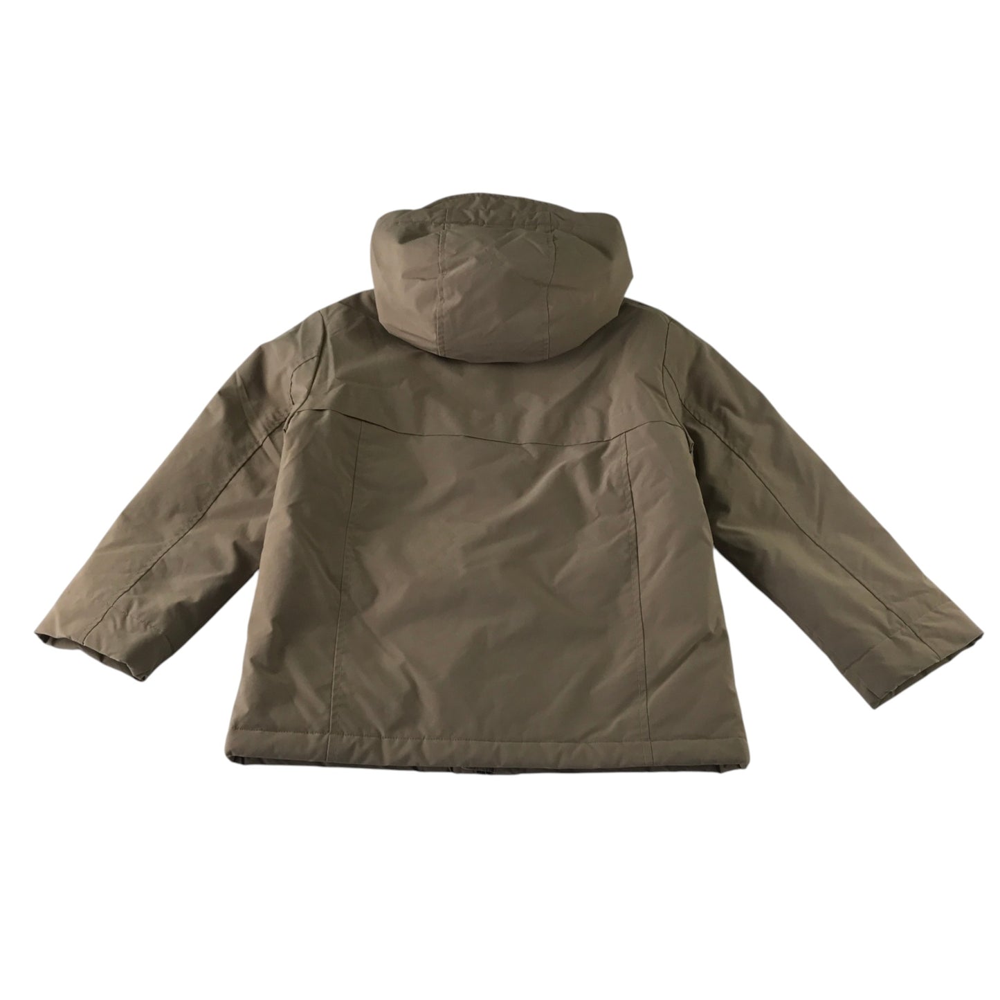 Mango 9 years beige hooded jacket polyester